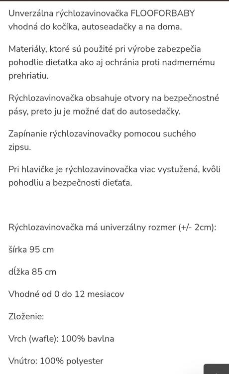 Prechodná zavinovačka do autosedačky, 