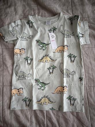 Lindex tričko dinosaury 110/116, lindex,110 / 116
