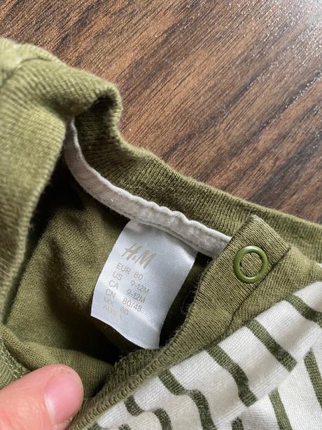 Tričko s dlhym rukávom 2ks, h&m,80