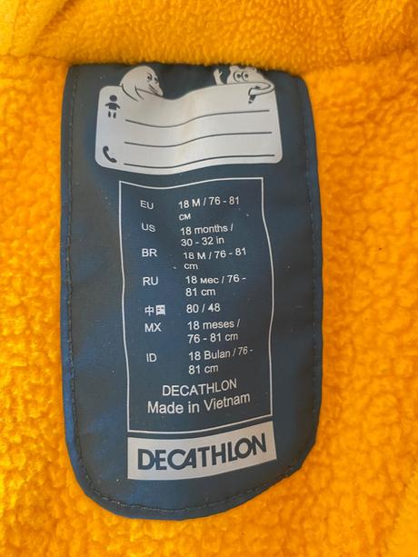 Zimna kombineza decathlon, wedze,86