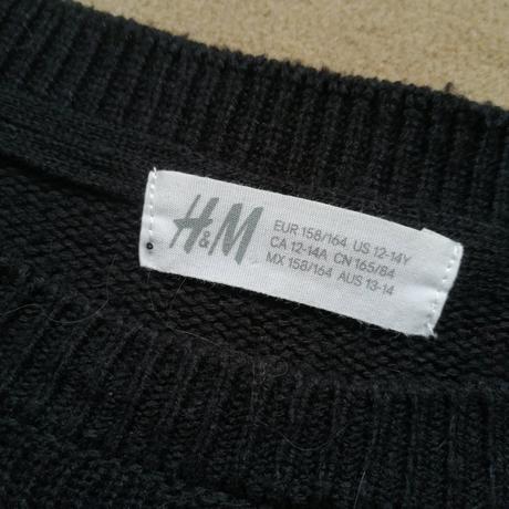 Vianočný sveter z h&m sob, h&m,158
