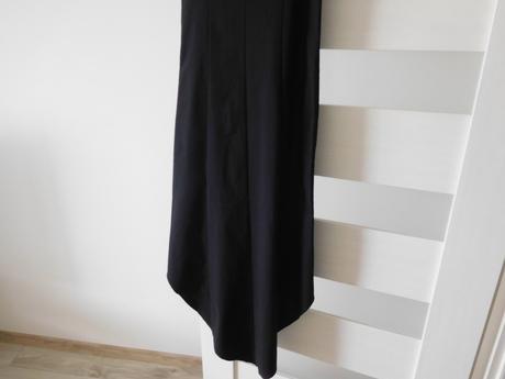 Šaty pružné v predu zips s vreckami -36/38, 36
