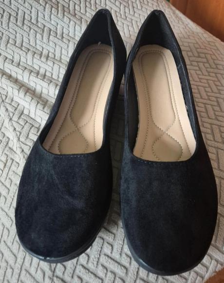 Čierne kotníkové topánky na platforme, 39