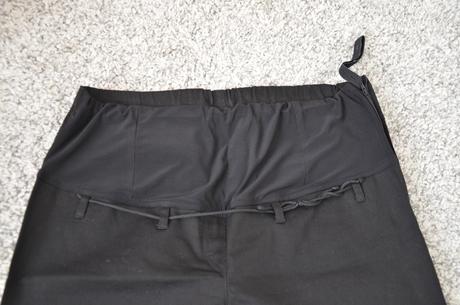 Čierne tehotenské nohavice, mothercare,44