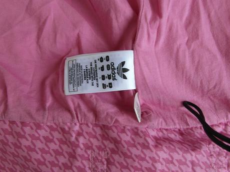 Ružová nepremokavá bundička adidas, s