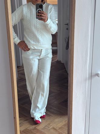 Maxmara weekend 100per ľan nohavice s, s