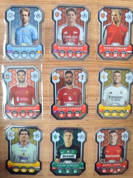 Kartičky ucc topps match attax 2024/25 - chrome sh,
