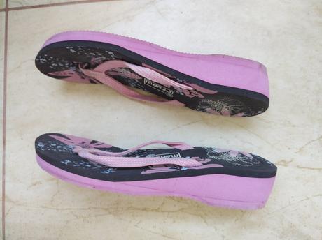 Štýlové žabky na podpätku, 41