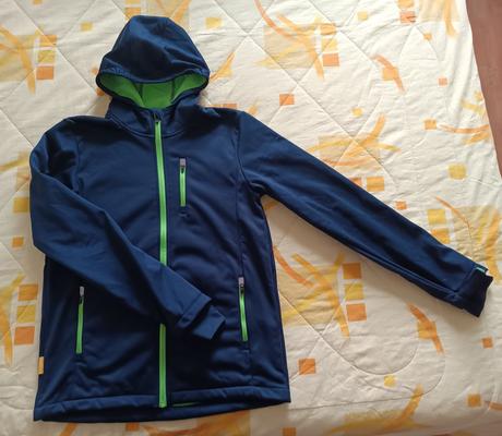Softshellová bunda tmavomodrá, 158