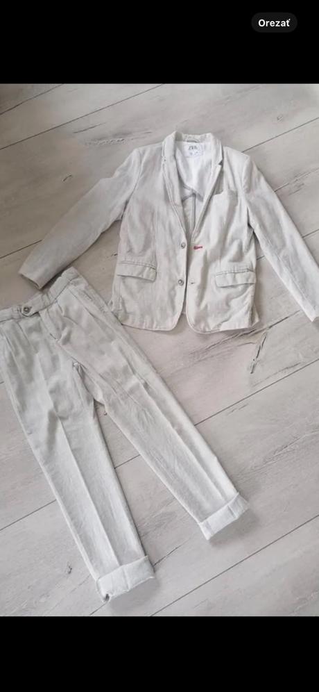 Chlapcensky oblek zara, 134