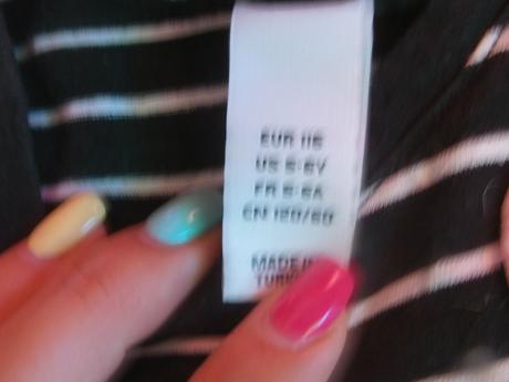 Dlhšie tričko na leginy, h&m,116