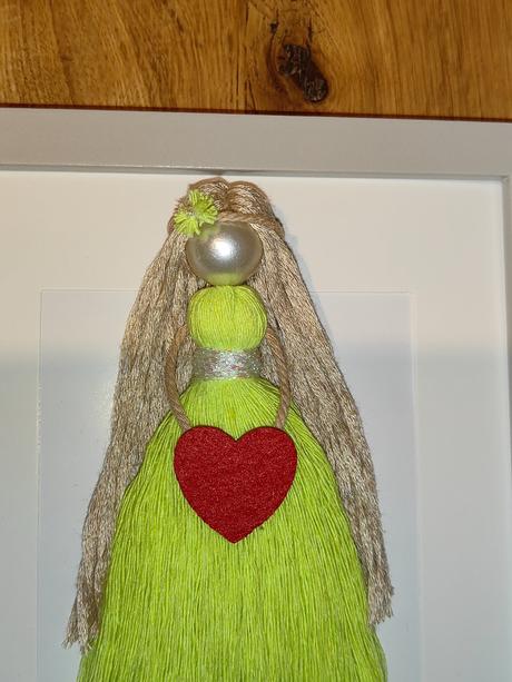 Macrame v ráme 18 x 24 cm, 