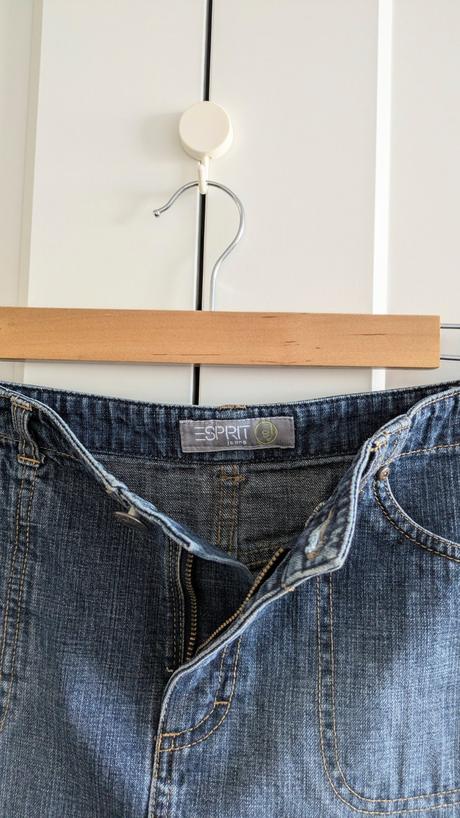Riflová denim minisukňa esprit, esprit,s