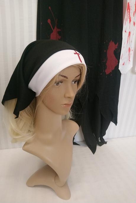 3-dielny kostým krvavá zombie mníška, amscan, m/l,