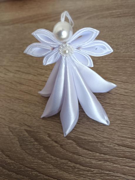 Biely anjelik ozdoba,