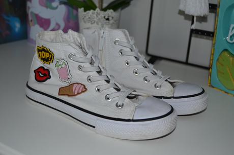 Dievčenské biele štýlové tenisky, veľkosť 35, nelli blu,35