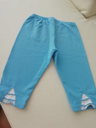 Tyrkysove 3/4 velkost 86 az 104 - top stav, 86