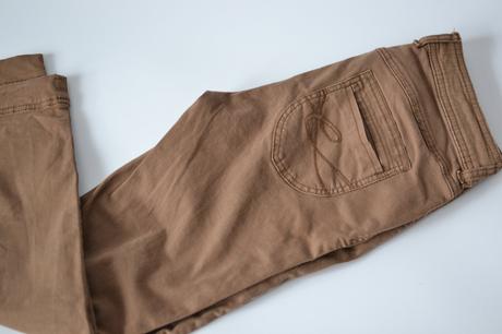 Dámske hnedé nohavice 38, 38