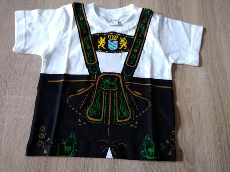 Tričko na štýl bavorského kroja,