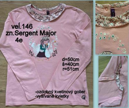 Dievčenské tričko veĺ.146, zn.sergent major, sergent major,146