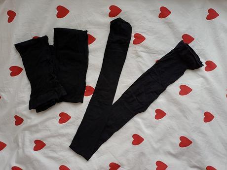 Čierne silonky 15 den 3 páry, l