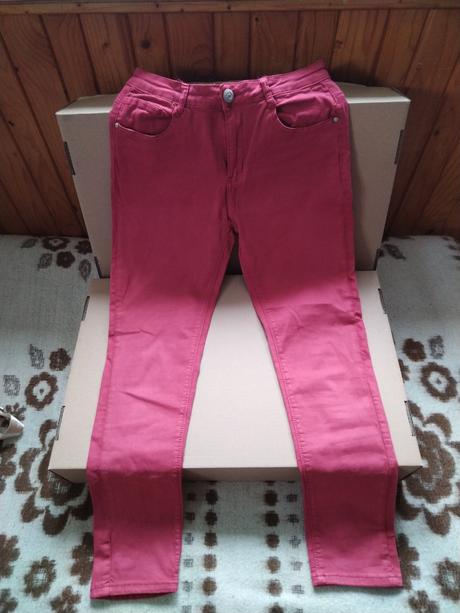 Bordové nohavice, l