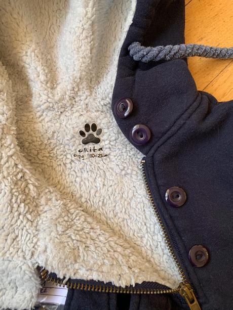 Tmavomodrá chalanská mikina chita eu110/122, 110