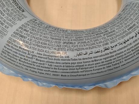 Detské koleso farebné rybičky, intex 2018, 48 cm,