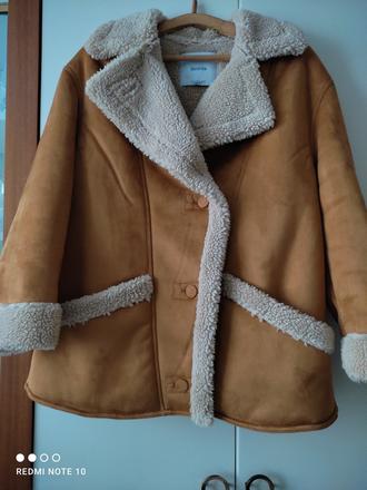 Bunda s dvojitou textúrou-m,l, bershka