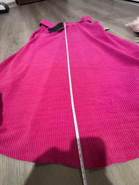 Cyklámenová midi sukňa, 