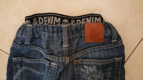 Rifľové krátke nohavice, h&m,110