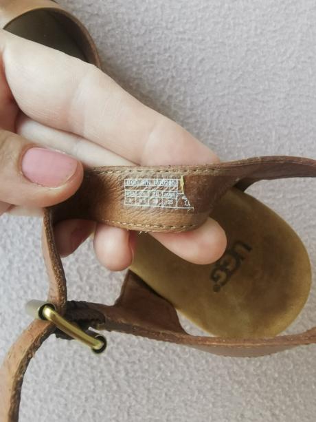 Ugg drevaky- ugg janie leather sandals, ugg,38