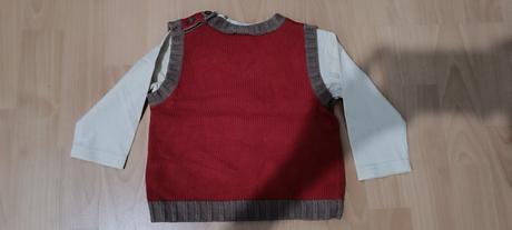 Tričko s vestou ako komplet, f&f,80