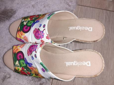 Šlapky na platforme desigual, desigual,39