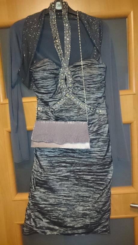 Spoločenské šaty s bolerkom, l