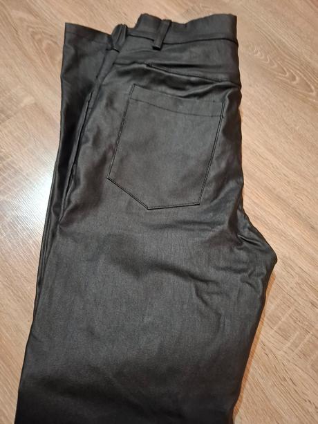 Koženkové nohavice, s