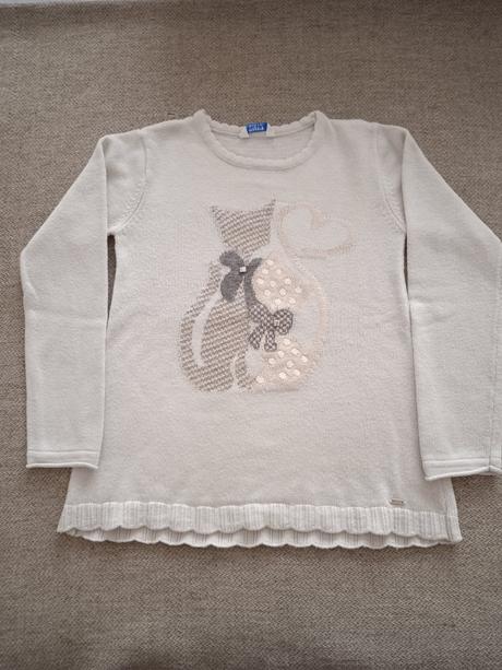 Pletený pulóver, mayoral,128