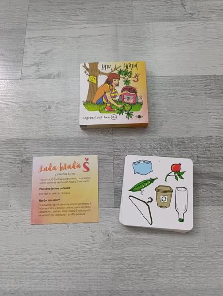 Logopedická hra lada hľadá š,