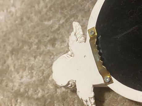 Anjelik cherub - zrkadielko + vešiačik v jednom,