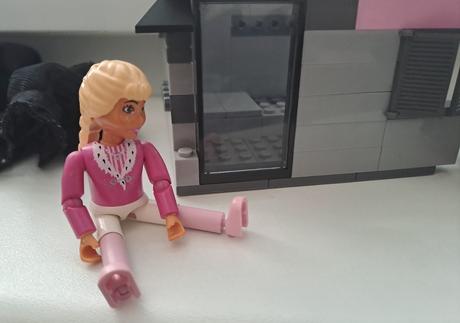 Domček lego barbie, 