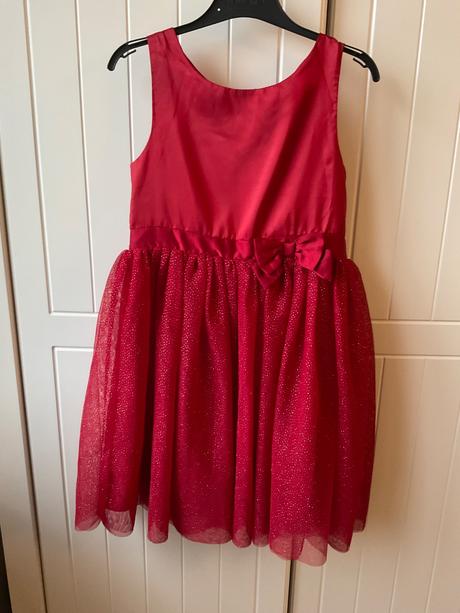 Červené šaty značky h&m, h&m,134