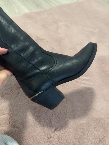 Kovbojské čižmy nad kolená, 35