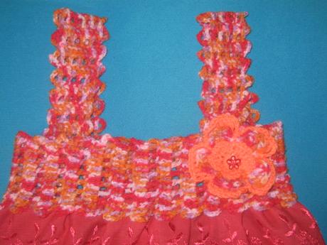 Madeirové šaty + čelenka, 98