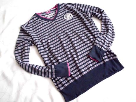 Fred mello pásik svetrík l-xl, xl