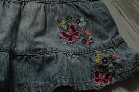 Riflová sukňa, h&m,86