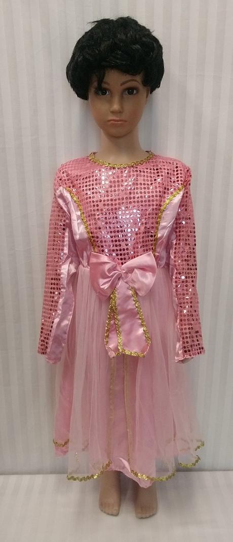 Kostým princezná ružovo zlatá, 104-110 cm,