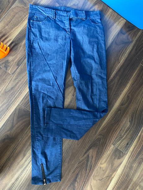 Bas bleu nohavice tenšie jeansového vzhľadu, l