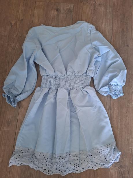 Modre letne saty sky blue, m / s