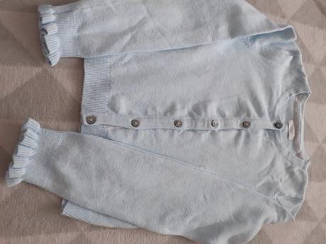 Bledomodry dievcensky svetrik na gombiky, next,128