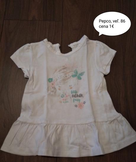Tričko s volánikom, pepco,86